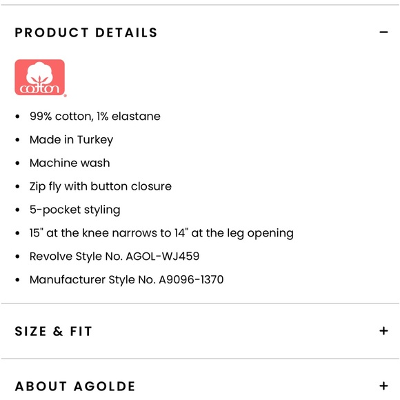 Agolde high rise stove pipe jeans - Picture 7 of 13